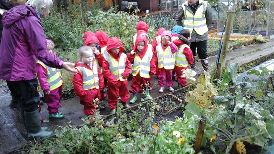 Trip to the local allotment